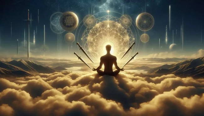 Cuatro de espadas tarot Descanso Reparador y espiritual