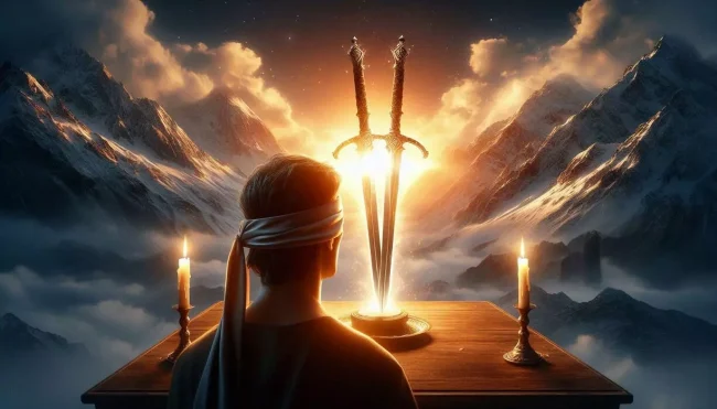 El Dos de Espadas en el Tarot Una Decisión desde la Paz Interior