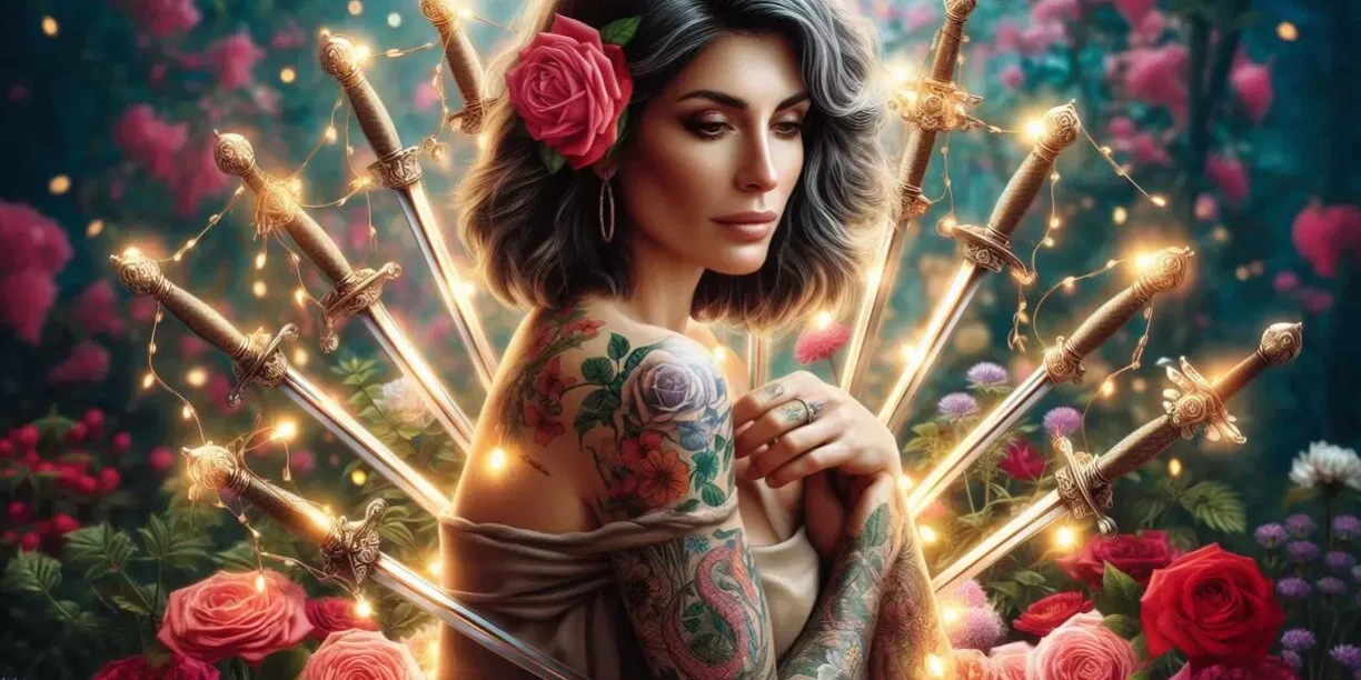 El Nueve de Espadas en el Tarot Sanación mental El Nueve de Espadas en el Tarot Sanación mental