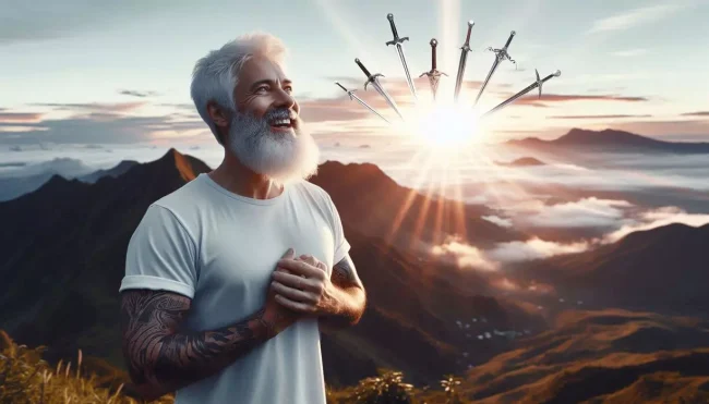 Siete de Espadas Tarot Ingenio y Sabiduría Creativa