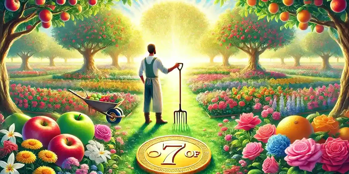 7 de Oros Tarot Recoger lo Sembrado 7 de Oros Tarot Recoger lo Sembrado