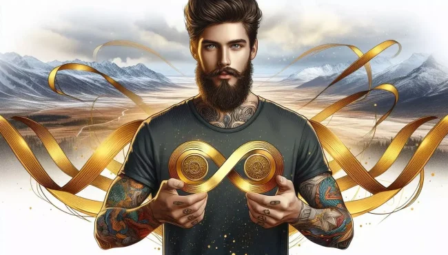 Dos de Oros Tarot Equilibrio en la Materia